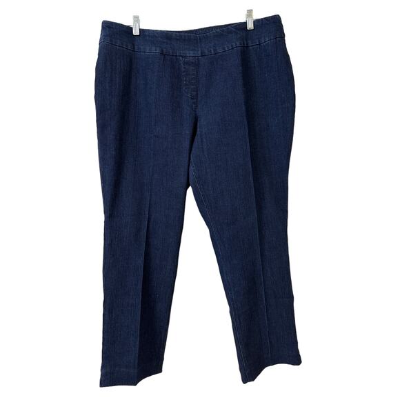 NWT slim-sation by Multiples 22W Narrow Leg Jeans Flexible Tummy Control Panel - Picture 1 of 6